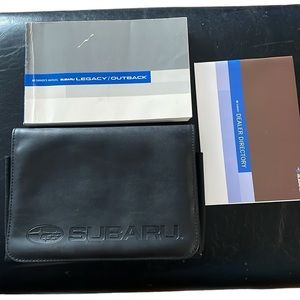 2006 06 Subaru Legacy Outback Owner’s Manual, Dealer Directory & Leather Case
